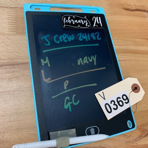 J Crew Shirt Mens Large Navy Gingham Check Button Down Woven Long Sleeve Cotton - Picture 9 of 10